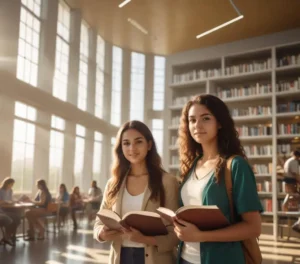 Estudantes em ambiente universitário, refletindo o cenário de democratização do ensino superior proporcionado pelo Prouni.