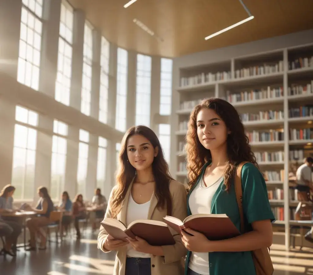 Estudantes em ambiente universitário, refletindo o cenário de democratização do ensino superior proporcionado pelo Prouni.