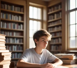 Estudante organizada mantém rotina de leitura para as obras obrigatórias do vestibular.