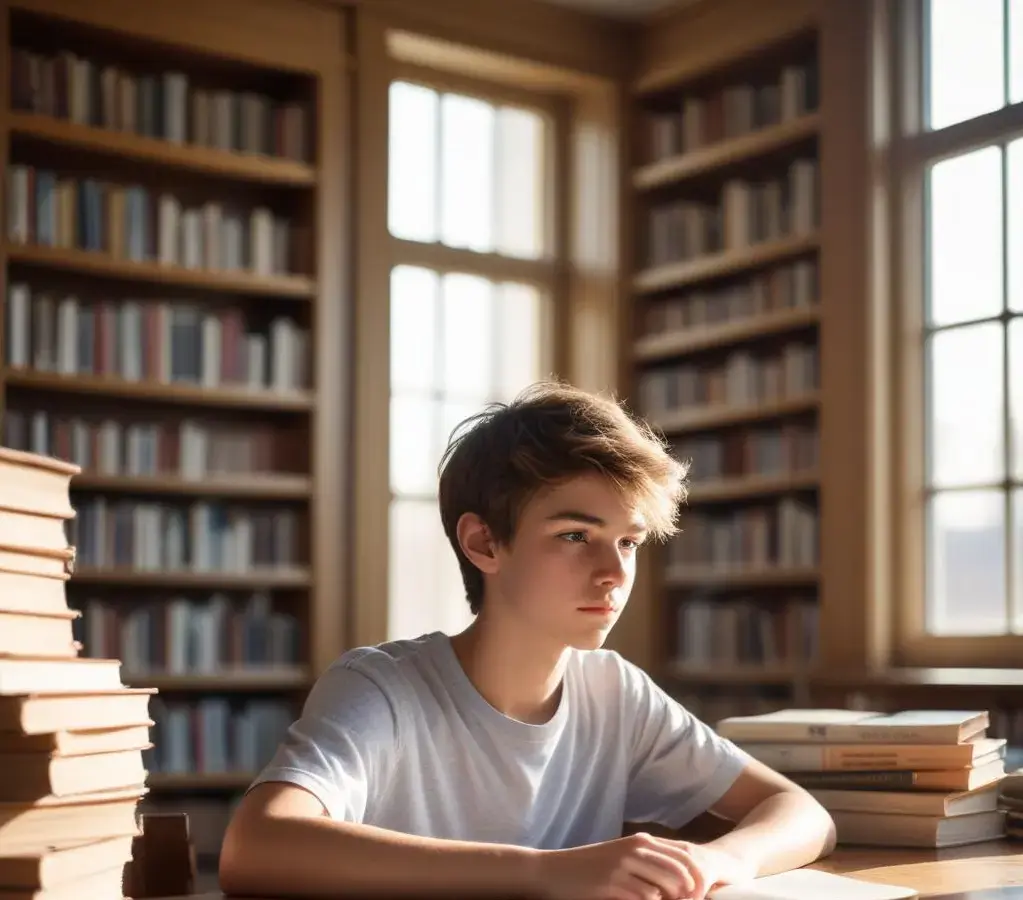 Estudante organizada mantém rotina de leitura para as obras obrigatórias do vestibular.