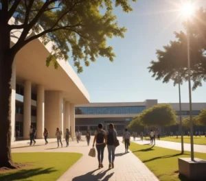 Fachada do campus da Unisc em Santa Cruz do Sul, local de realização do processo seletivo.