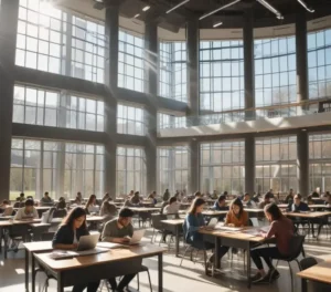 Estudantes em preparação para o Vestibular 2027 da Uerj.