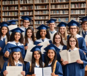 Estudantes em ambiente universitário utilizam novas modalidades de ingresso baseadas em currículos internacionais.