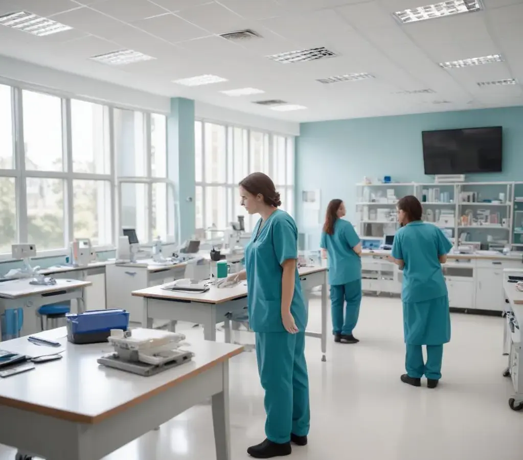 Câmpus da Faculdade Israelita de Ciências da Saúde Albert Einstein, referência em ensino de Enfermagem no Brasil.