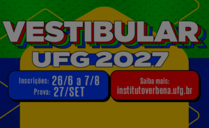 Vestibular UFG 2027: período de inscrições está aberto