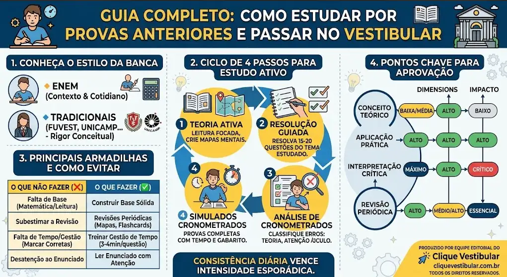 Como Resolver Provas Anteriores para Passar no Vestibular (Guia Prático)
